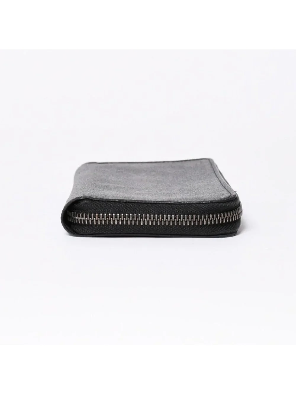 Louis Vuitton Zippy Wallet Vertical Monogram Eclipse Canvas Black Silver